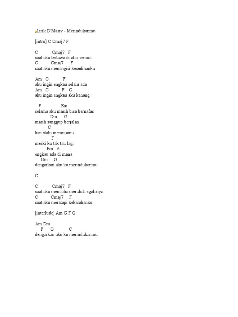 Lirik D Pdf