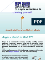 The Key To Anger Reduction Is: Knowing Yourself