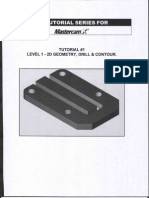 MasterCAM X Tutorial 1 Thru 4 PDF