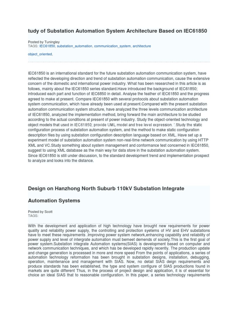 01 - Study of Substation Automation System Architecture Based On ...