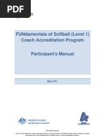 FUNdamentals of Softball (Level 1) Coach Accreditation Program - Softball Australia