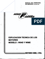 Hino Serie F W04D-W06E Manual de Servicio