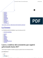 Luces y Sombras Del Economista Que Seguirá Gobernando Hasta 2017 - Mundo - La Tercera Edición Impresa PDF