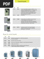 Control Panels Start Range