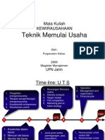 Teknik Memulai Usaha