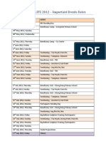 BBlitz'12 - Important Event Dates (Participant)