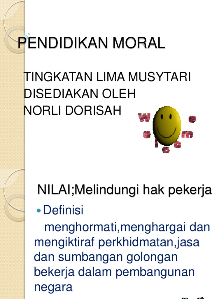 Soalan Esei Moral Alam Sekitar - Contoh Rom