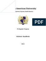 Student Handbook PG-Regular