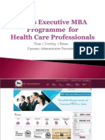 Executive MBA Programme  for HealthCare.ppsx