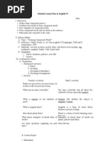 Detailed Lesson Plan in English IV | PDF | Grammatical Number | Plural