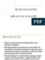 17520047 Teori Humanistik Maslow