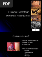 Exemplo de Um Portefolio