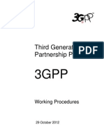 Third Generation Partnership Project: Working Procedures