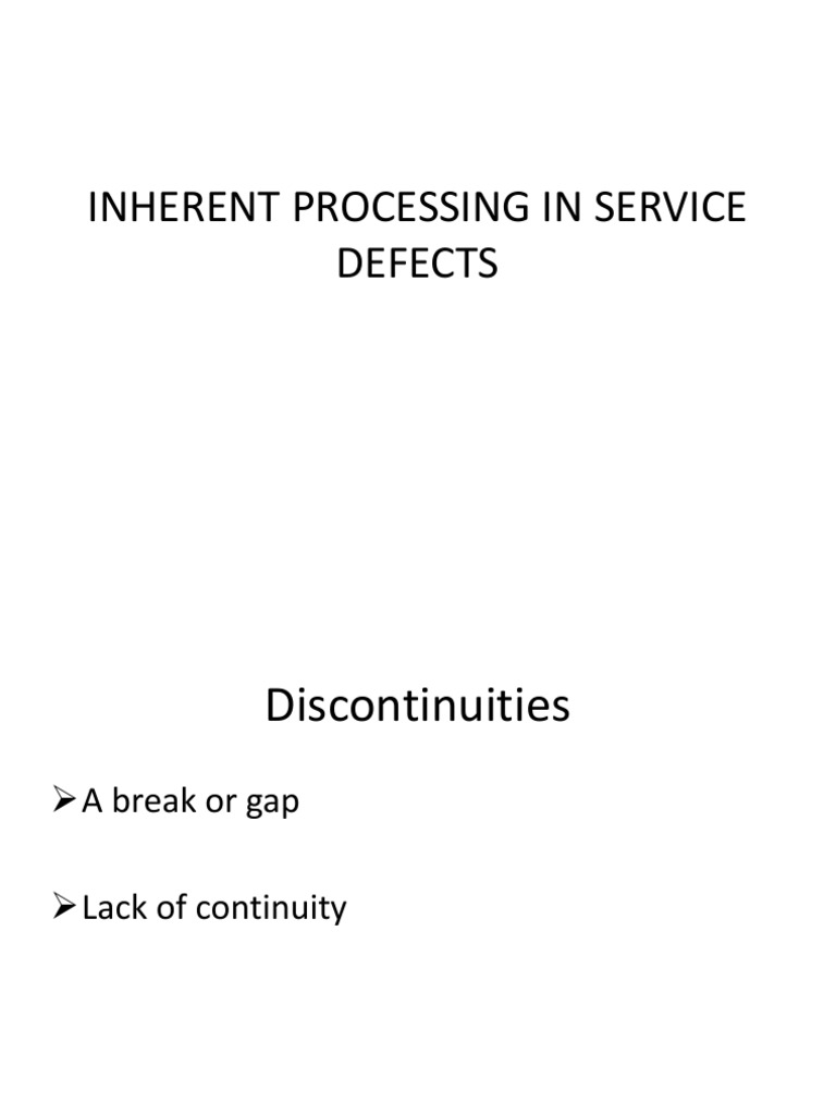 Inherent Processing in Service Defects Heat Treating Fracture