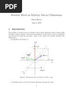 Arbitrary Axis Rotation