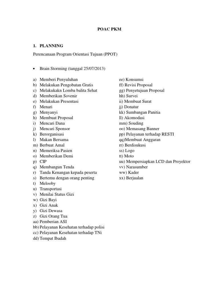 Poac PKM | PDF