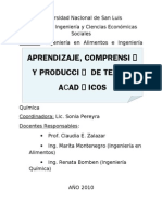 Cuaderniilo Aprendizaje, Comprension y Produccion de Textos (I.Q.e I.a.)