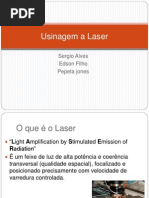 Usinagem a Laser