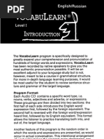 Download VocabuLearn Russian Level 1 by Alejo Zabala SN166468188 doc pdf