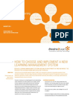Desire2Learn WP_How to Choose and Implement a New Learning Management System