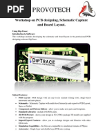 Workshop on PCB Etching