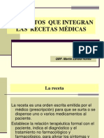 Elementos Que Integran Las Recetas
