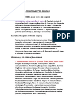 CONTEÚDO PROGRAMÁTICO BIODIESEL