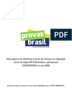 2 Prova Objetiva Tecnico Em Operacao Junior Br Distribuidora 2008 Cesgranrio