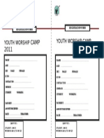 Camp 2011: Youth Worship Youth Worship Camp 2011