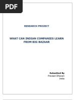 Download Marketing Big Bazaar by pradip SN16649827 doc pdf