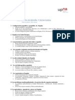 Temario-Vocabulario de Geografía de España y de Navarra 2013-14