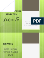 Graf Fungsi Punca Kuasa Dua