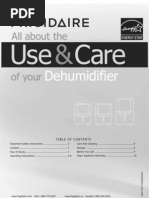 Download Frigidaire Dehumidifier CAD504DUL Owners Guide by Rick Anderson SN166501118 doc pdf