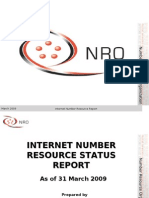 March 2009 Internet Number Resource Report
