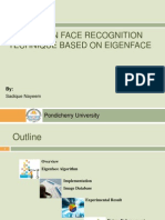 A Study On Face Recognition Technique Based On Eigenface