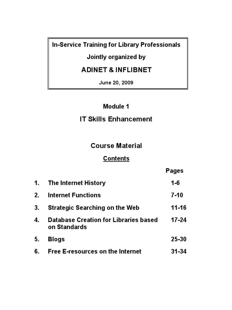 Adinet & Inflibnet: June 20, 2009 | PDF | Web Search Engine ...