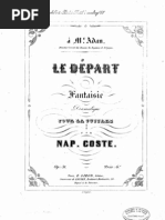 Napoléon Coste, Le départ Op. 31