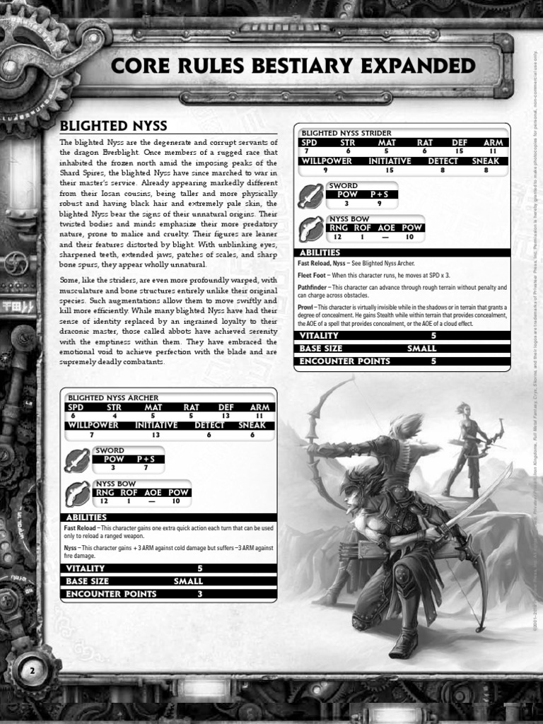 Core Rules Bestiary Iron Kingdoms PDF Shield Ghosts
