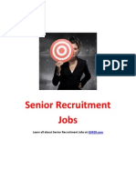 Senior Recruitment Jobs