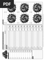 Game Master Encounter Sheet Iron Kingdoms