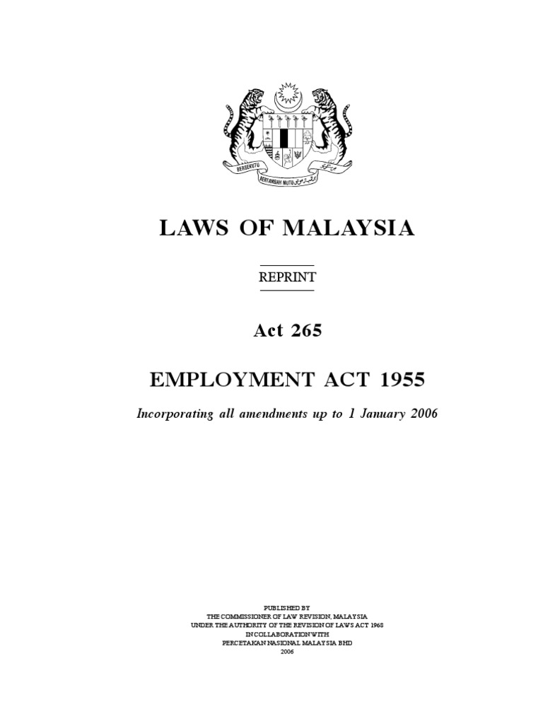 Akta Kerja 1955 (Bi) | Summons | Employment