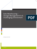 Data Warehousing - Change In A Challenging Environment