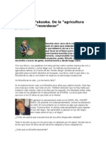 Agricultura Natural Masanobu Fukuoka Interview in Spanish Permacultura ... . ...