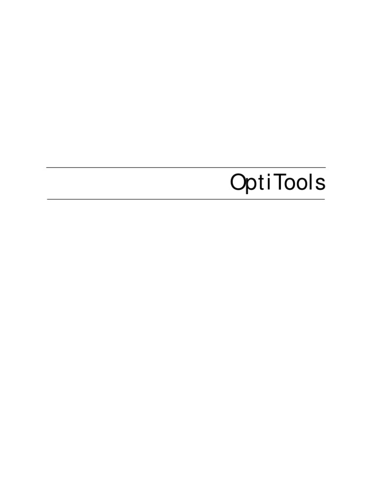 Op Ti Tools | PDF | Integral | Menu (Computing)