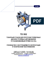 TD 502 Instruction
