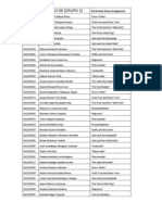 1200 Group Story Assignments 2012