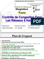 Congestion Control in High Speed Networks (in French)
