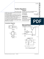 LM1085 3A Low Dropout Positive Regulators: General Description Features