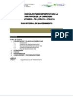 Plan integral de mantenimiento vial carretera Paucartambo-Pillcopata-Atalaya