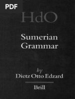 Edzard, Dietz Otto - Sumerian Grammar